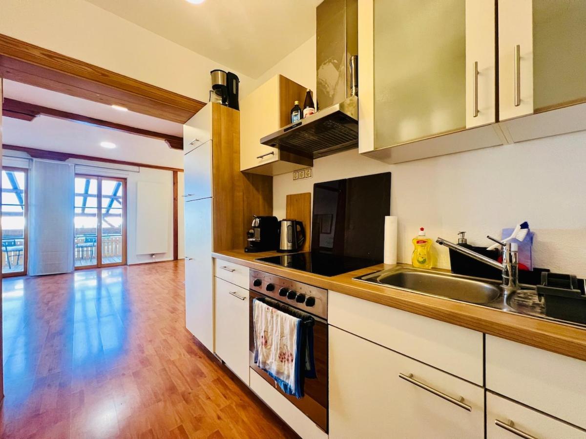 Altstadt Apartment Mit Terrasse Mainbernheim Bagian luar foto