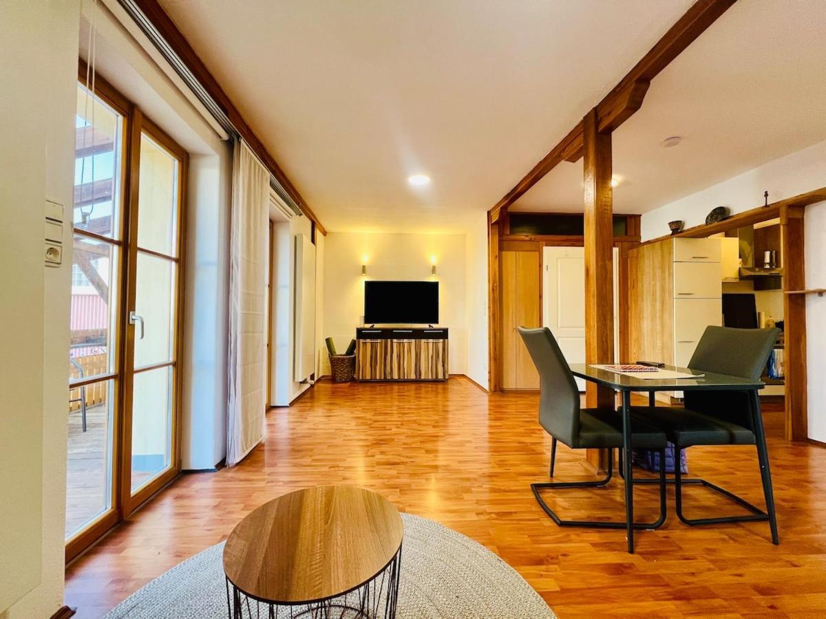 Altstadt Apartment Mit Terrasse Mainbernheim Bagian luar foto